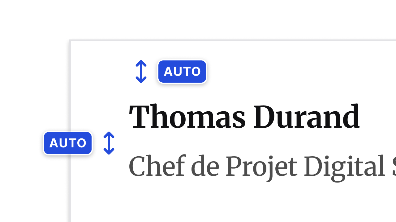 Mise en page intelligente