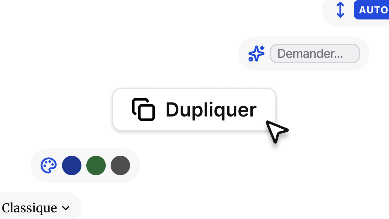 Dupliquer & modifier